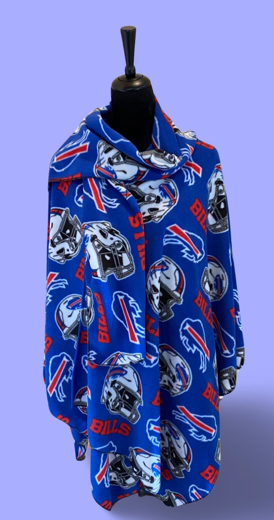 7 piece poncho set:Buffalo Bills Print