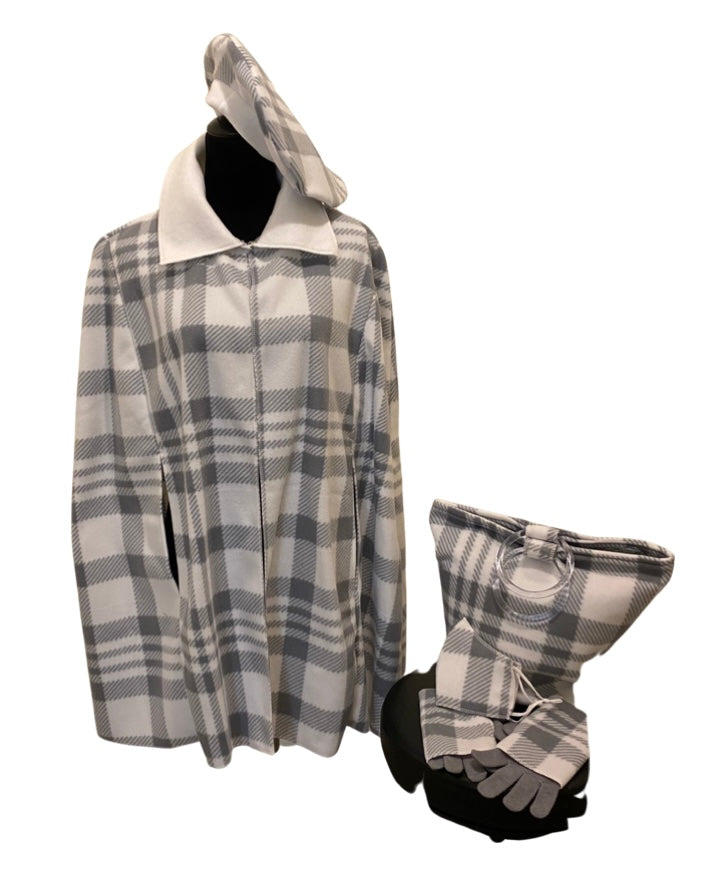 5pc Fleece Cape Set